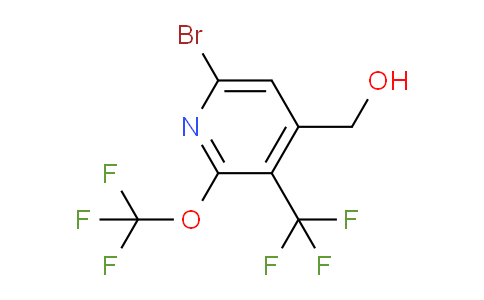 AM71895 | 1804603-92-6 | 6-Bromo-2-(trifluoromethoxy)-3-(trifluoromethyl)pyridine-4-methanol
