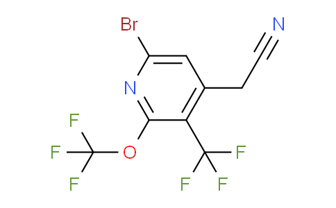AM71898 | 1806220-25-6 | 6-Bromo-2-(trifluoromethoxy)-3-(trifluoromethyl)pyridine-4-acetonitrile