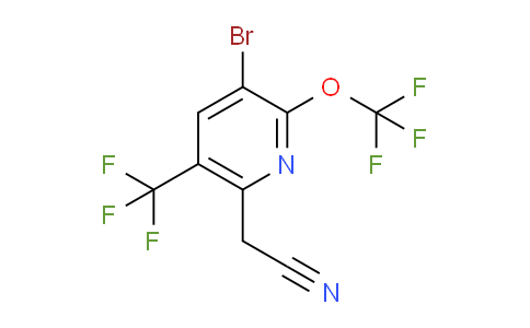 AM71901 | 1804549-07-2 | 3-Bromo-2-(trifluoromethoxy)-5-(trifluoromethyl)pyridine-6-acetonitrile