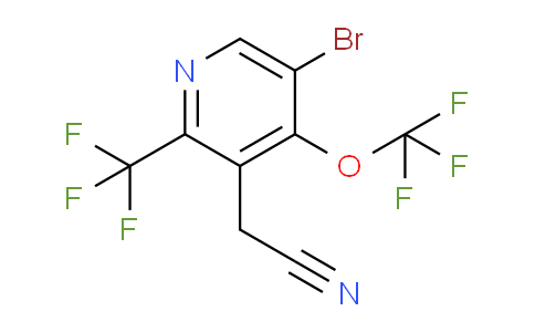 AM71905 | 1804549-17-4 | 5-Bromo-4-(trifluoromethoxy)-2-(trifluoromethyl)pyridine-3-acetonitrile