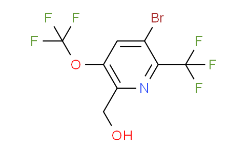 AM71907 | 1803645-66-0 | 3-Bromo-5-(trifluoromethoxy)-2-(trifluoromethyl)pyridine-6-methanol
