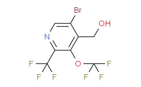 AM71909 | 1804727-25-0 | 5-Bromo-3-(trifluoromethoxy)-2-(trifluoromethyl)pyridine-4-methanol