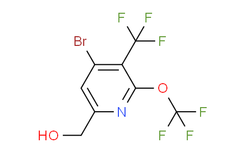 AM71910 | 1806236-94-1 | 4-Bromo-2-(trifluoromethoxy)-3-(trifluoromethyl)pyridine-6-methanol