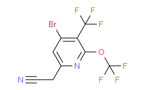 AM71916 | 1803527-34-5 | 4-Bromo-2-(trifluoromethoxy)-3-(trifluoromethyl)pyridine-6-acetonitrile