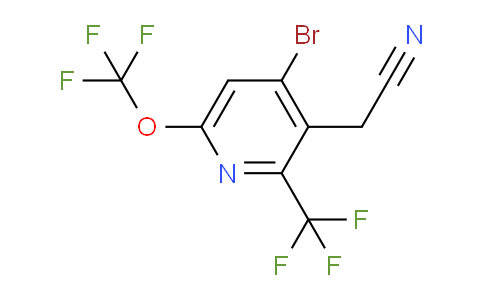 AM71919 | 1803527-35-6 | 4-Bromo-6-(trifluoromethoxy)-2-(trifluoromethyl)pyridine-3-acetonitrile