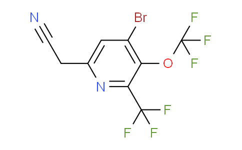 AM71920 | 1804630-89-4 | 4-Bromo-3-(trifluoromethoxy)-2-(trifluoromethyl)pyridine-6-acetonitrile