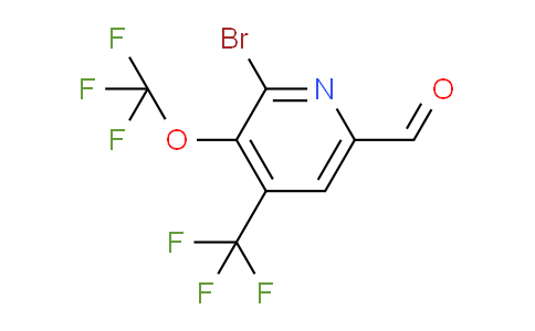 AM71924 | 1803645-68-2 | 2-Bromo-3-(trifluoromethoxy)-4-(trifluoromethyl)pyridine-6-carboxaldehyde