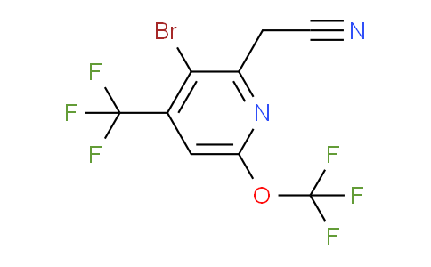AM71925 | 1806082-85-8 | 3-Bromo-6-(trifluoromethoxy)-4-(trifluoromethyl)pyridine-2-acetonitrile