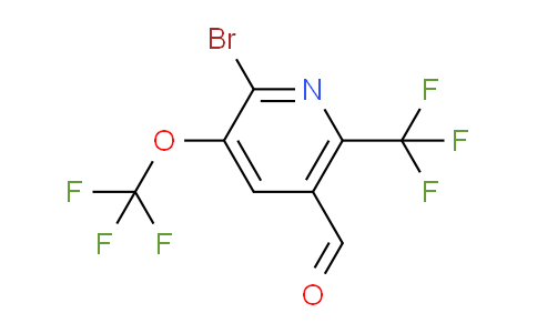 AM71926 | 1804004-64-5 | 2-Bromo-3-(trifluoromethoxy)-6-(trifluoromethyl)pyridine-5-carboxaldehyde