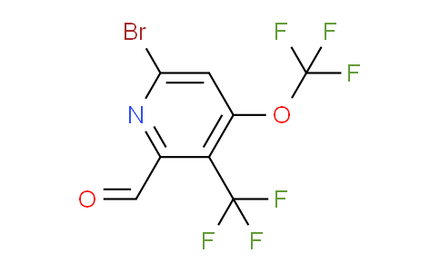 AM71928 | 1804542-91-3 | 6-Bromo-4-(trifluoromethoxy)-3-(trifluoromethyl)pyridine-2-carboxaldehyde
