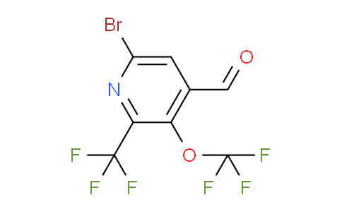 AM71935 | 1804604-35-0 | 6-Bromo-3-(trifluoromethoxy)-2-(trifluoromethyl)pyridine-4-carboxaldehyde
