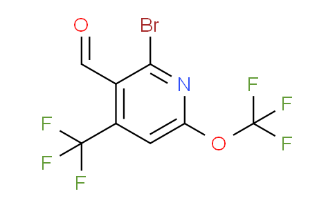 AM71937 | 1806125-78-9 | 2-Bromo-6-(trifluoromethoxy)-4-(trifluoromethyl)pyridine-3-carboxaldehyde