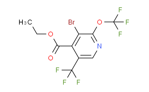 AM71942 | 1804005-94-4 | Ethyl 3-bromo-2-(trifluoromethoxy)-5-(trifluoromethyl)pyridine-4-carboxylate
