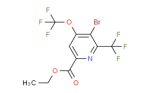 AM71947 | 1806237-96-6 | Ethyl 3-bromo-4-(trifluoromethoxy)-2-(trifluoromethyl)pyridine-6-carboxylate