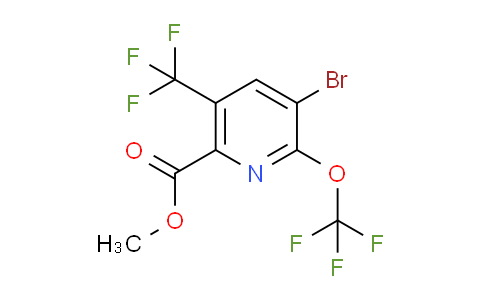 AM71949 | 1804742-77-5 | Methyl 3-bromo-2-(trifluoromethoxy)-5-(trifluoromethyl)pyridine-6-carboxylate