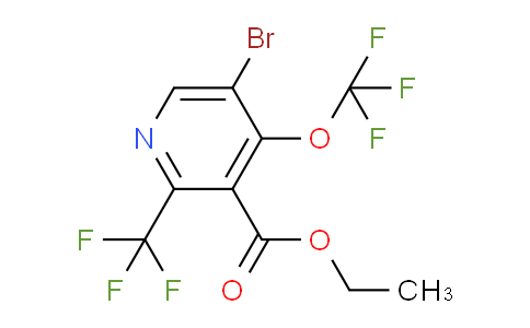 AM71950 | 1804728-09-3 | Ethyl 5-bromo-4-(trifluoromethoxy)-2-(trifluoromethyl)pyridine-3-carboxylate