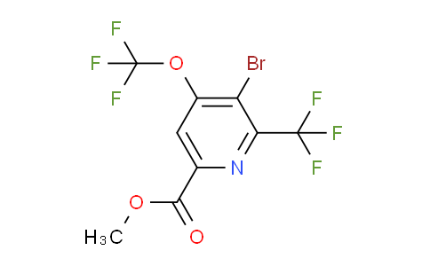 AM71951 | 1804604-94-1 | Methyl 3-bromo-4-(trifluoromethoxy)-2-(trifluoromethyl)pyridine-6-carboxylate