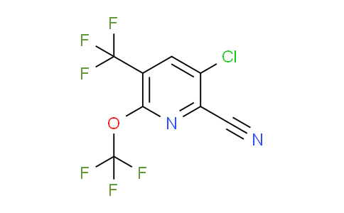AM71956 | 1804632-56-1 | 3-Chloro-2-cyano-6-(trifluoromethoxy)-5-(trifluoromethyl)pyridine