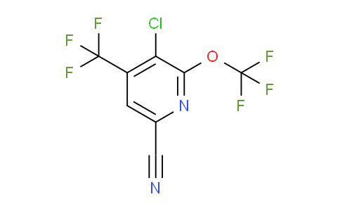 AM71979 | 1804633-17-7 | 3-Chloro-6-cyano-2-(trifluoromethoxy)-4-(trifluoromethyl)pyridine