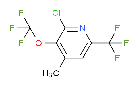2-Chloro-4-methyl-3-(trifluoromethoxy)-6-(trifluoromethyl)pyridine