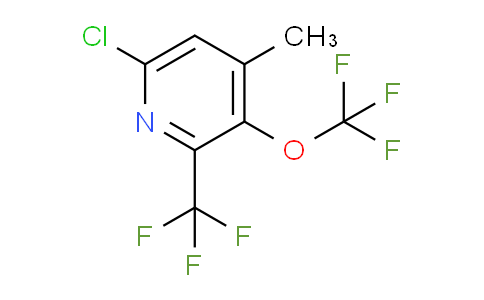 6-Chloro-4-methyl-3-(trifluoromethoxy)-2-(trifluoromethyl)pyridine
