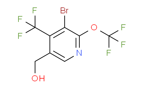 AM72012 | 1806125-42-7 | 3-Bromo-2-(trifluoromethoxy)-4-(trifluoromethyl)pyridine-5-methanol