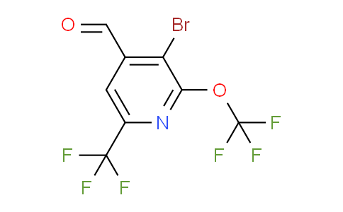 AM72013 | 1804445-03-1 | 3-Bromo-2-(trifluoromethoxy)-6-(trifluoromethyl)pyridine-4-carboxaldehyde
