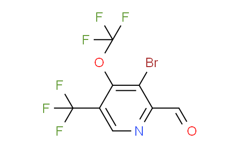 AM72015 | 1806125-81-4 | 3-Bromo-4-(trifluoromethoxy)-5-(trifluoromethyl)pyridine-2-carboxaldehyde