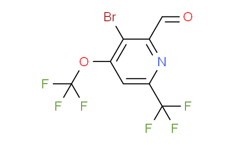 AM72017 | 1803613-19-5 | 3-Bromo-4-(trifluoromethoxy)-6-(trifluoromethyl)pyridine-2-carboxaldehyde