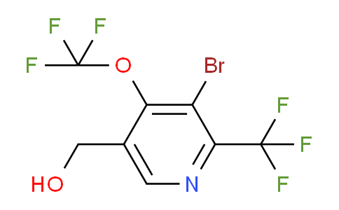 AM72018 | 1803931-95-4 | 3-Bromo-4-(trifluoromethoxy)-2-(trifluoromethyl)pyridine-5-methanol