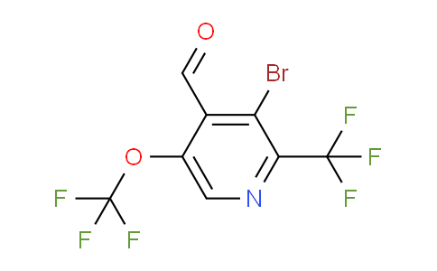 AM72019 | 1804543-30-3 | 3-Bromo-5-(trifluoromethoxy)-2-(trifluoromethyl)pyridine-4-carboxaldehyde