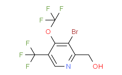 3-Bromo-4-(trifluoromethoxy)-5-(trifluoromethyl)pyridine-2-methanol