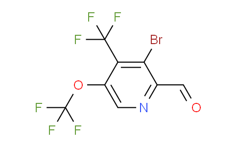 AM72021 | 1804004-81-6 | 3-Bromo-5-(trifluoromethoxy)-4-(trifluoromethyl)pyridine-2-carboxaldehyde