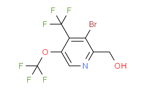AM72024 | 1803613-10-6 | 3-Bromo-5-(trifluoromethoxy)-4-(trifluoromethyl)pyridine-2-methanol