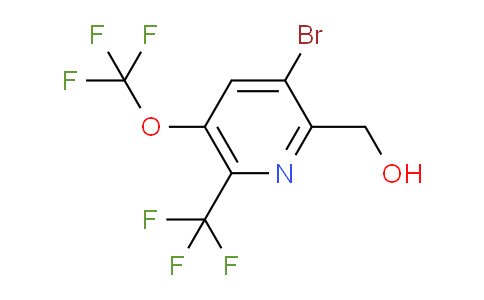 3-Bromo-5-(trifluoromethoxy)-6-(trifluoromethyl)pyridine-2-methanol