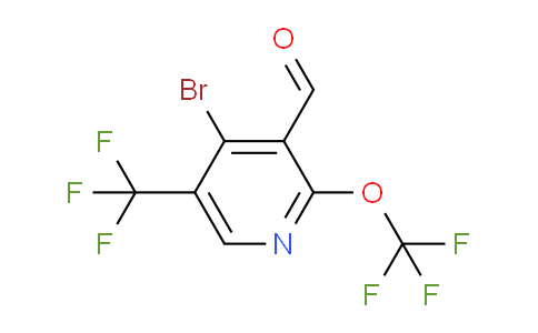 4-Bromo-2-(trifluoromethoxy)-5-(trifluoromethyl)pyridine-3-carboxaldehyde
