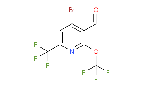 AM72027 | 1803680-39-8 | 4-Bromo-2-(trifluoromethoxy)-6-(trifluoromethyl)pyridine-3-carboxaldehyde