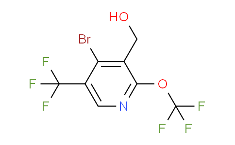 4-Bromo-2-(trifluoromethoxy)-5-(trifluoromethyl)pyridine-3-methanol