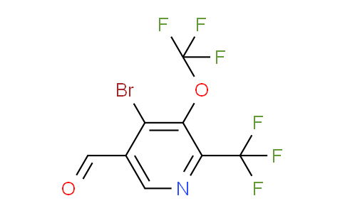 AM72029 | 1803920-38-8 | 4-Bromo-3-(trifluoromethoxy)-2-(trifluoromethyl)pyridine-5-carboxaldehyde