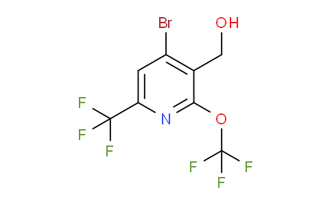 4-Bromo-2-(trifluoromethoxy)-6-(trifluoromethyl)pyridine-3-methanol