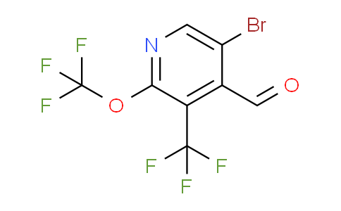 AM72032 | 1804604-56-5 | 5-Bromo-2-(trifluoromethoxy)-3-(trifluoromethyl)pyridine-4-carboxaldehyde