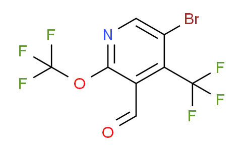 5-Bromo-2-(trifluoromethoxy)-4-(trifluoromethyl)pyridine-3-carboxaldehyde