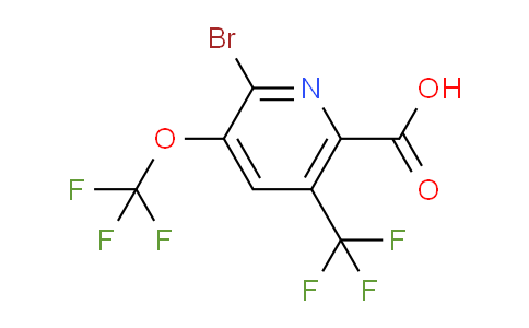 2-Bromo-3-(trifluoromethoxy)-5-(trifluoromethyl)pyridine-6-carboxylic acid