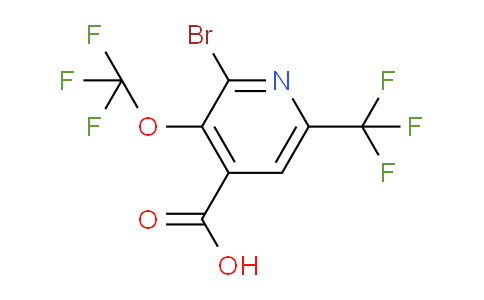 AM72041 | 1803613-53-7 | 2-Bromo-3-(trifluoromethoxy)-6-(trifluoromethyl)pyridine-4-carboxylic acid