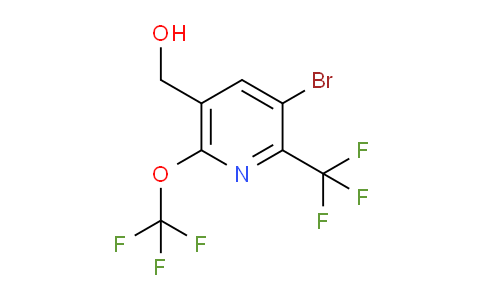 AM72042 | 1804604-22-5 | 3-Bromo-6-(trifluoromethoxy)-2-(trifluoromethyl)pyridine-5-methanol