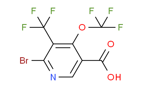 AM72044 | 1803962-50-6 | 2-Bromo-4-(trifluoromethoxy)-3-(trifluoromethyl)pyridine-5-carboxylic acid