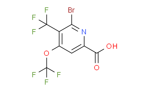 AM72047 | 1806083-78-2 | 2-Bromo-4-(trifluoromethoxy)-3-(trifluoromethyl)pyridine-6-carboxylic acid
