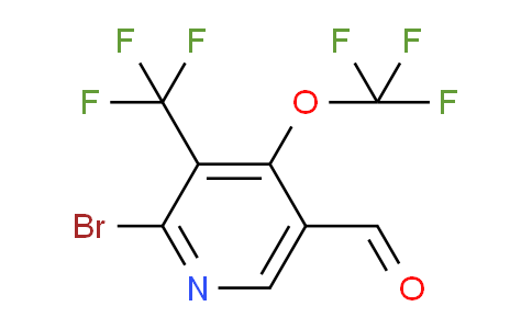 AM72050 | 1803680-20-7 | 2-Bromo-4-(trifluoromethoxy)-3-(trifluoromethyl)pyridine-5-carboxaldehyde