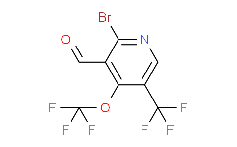 AM72051 | 1806125-71-2 | 2-Bromo-4-(trifluoromethoxy)-5-(trifluoromethyl)pyridine-3-carboxaldehyde