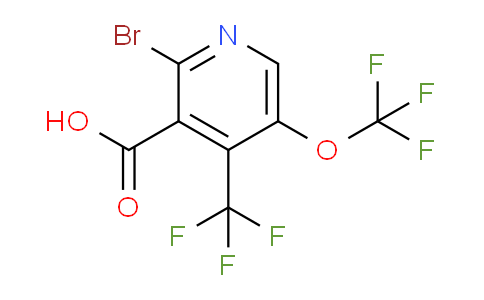 AM72052 | 1804543-72-3 | 2-Bromo-5-(trifluoromethoxy)-4-(trifluoromethyl)pyridine-3-carboxylic acid